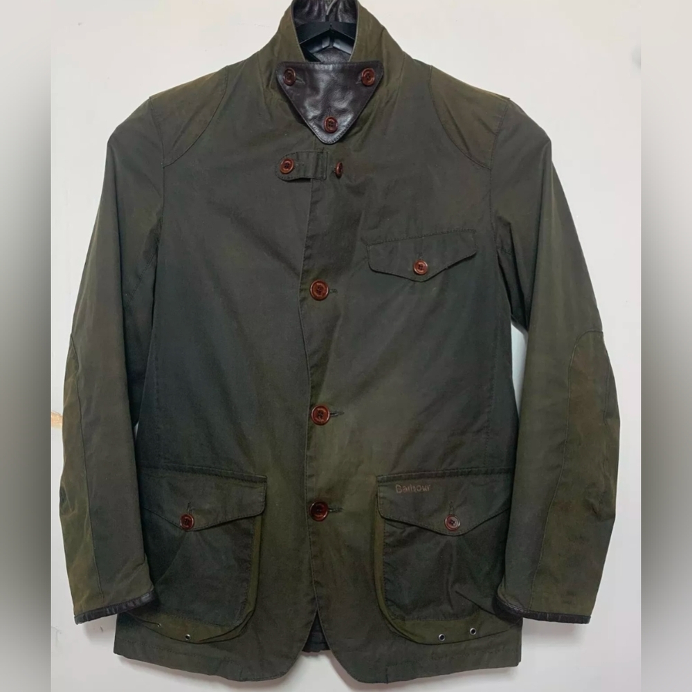 Green Barbour Jacket Mens XS